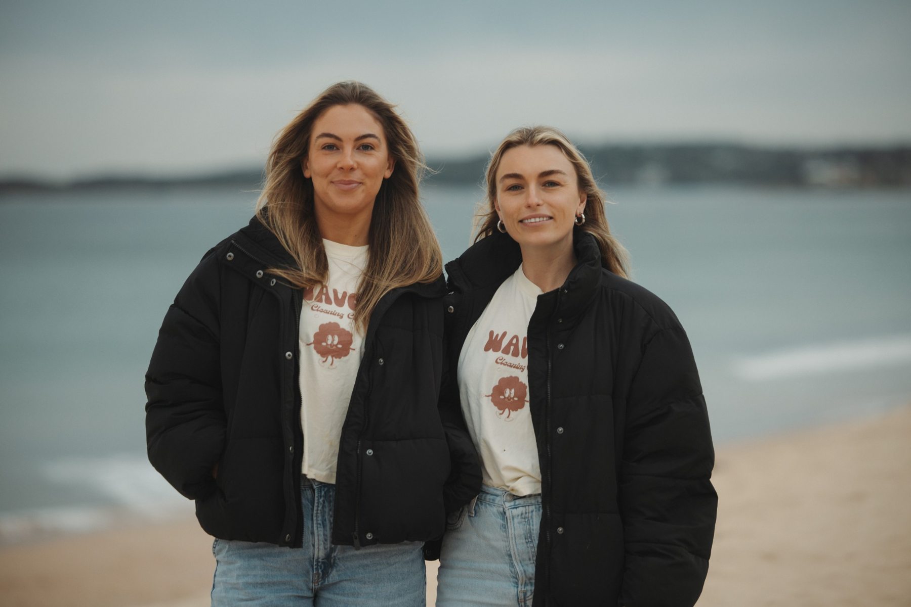 Hannah and Phoebe, owners of Waves Cleaning Co.